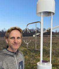 Christian Brümmer tests the EC Tower