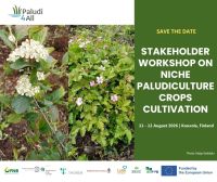 Stakeholder Workshop on niche paludiculture crops cultivation - Werbebild