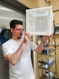 Patrick Gutjahr forscht an Mücken